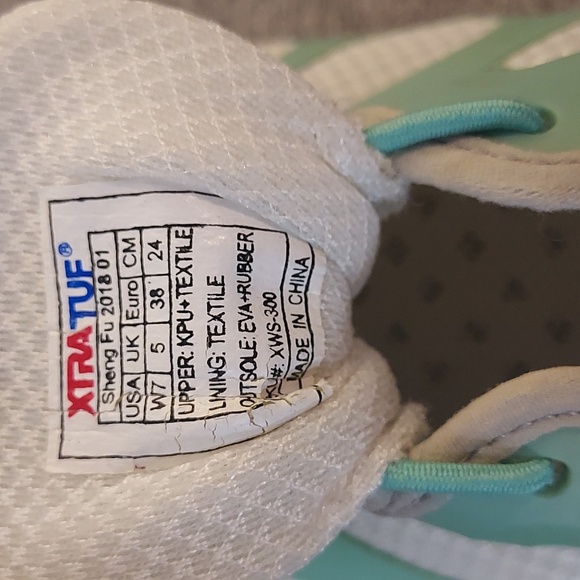 XtraTuf Slip-Resistant Seafoam Spindrift Drainage Shoe XWS-300 Size US 7 - Picture 11 of 12